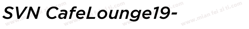 SVN CafeLounge19字体转换